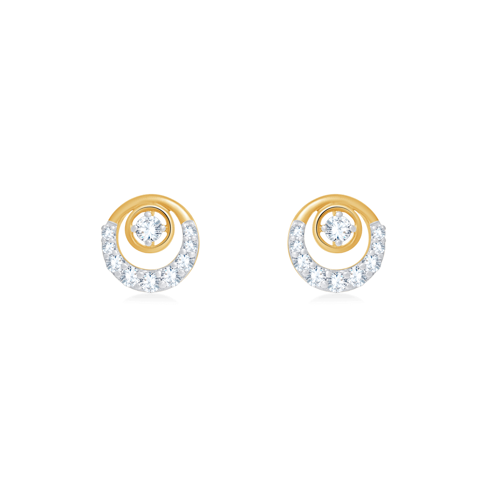 Halo Gemstone Earring